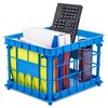 Storex Standard Crate, 14-1/4"x17-1/4"x11", Bright/Assorted PK STX61473U03C
